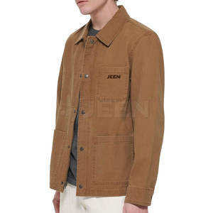 Men's <b>Chore</b> <b>Jacket</b> Wholesale and Customize <b>Chore</b> <b>Jacket</b> Men Workwear Pockets 100% Cotton <b>Chore</b> <b>Jacket</b> - Product Image 3