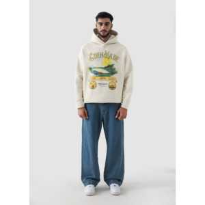 Sudadera con Capucha Eden Hecha de Felpa Francesa 100% Algodón, Estampada con Técnicas de Bordado, Diseño Sólido en Tallas XS-6XL - Product Image 5