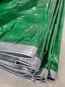 Tailles personnalisées Couleurs 200gsm Vierge PE Bâche Stabilisée aux UV Résistant à la déchirure 12x12 Mesh Heavyweight Super Strong Tissu - Product Image 5