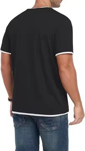 เสื้อยืดเรียบง่ายสำหรับผู้ชาย ผ้าฝ้าย 100% สีเทา รับสกรีนโลโก้ ขายส่ง คุณภาพดีที่สุด เสื้อยืดพิมพ์ลาย ยูนิเซ็กซ์ เสื้อเจอร์ซีย์เรียบสีพื้น - Product Image 2