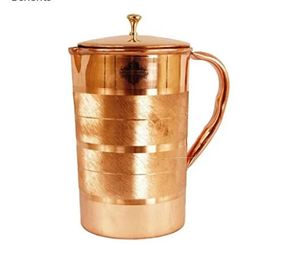 Jarra de Cobre Sólido de Nuevo Diseño, Gran Tamaño, Venta Caliente, Jarra de Agua de Cobre Puro para Bodas, Jarra de Agua Hecha a Medida - Product Image 6