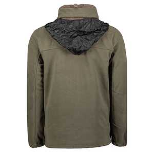 Tendance Veste polaire douce fermeture éclair complète avec col montant Veste pour hommes Mustave léger chaud respirant avec logo personnalisé - Product Image 3