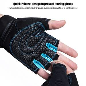 Weightlifting <b>Fitness</b> Workout Men Bodybuilding Weight Lifting <b>Fitness</b> <b>Gloves</b> Men Sports <b>Gloves</b> Gym Half Finger <b>Gloves</b> - Product Image 5