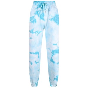 2025 New Fashion Tie Dye Tracksuit Gym Cropped Hoodie Sweatpants Cord Set <b>Girls</b> Quick Drying Breathable - Product Image 4
