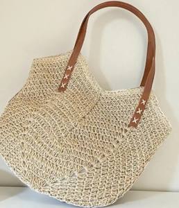 Summer <b>Straw</b> Bag for Women Rattan Woven Shoulder <b>Handbag</b> Hollow Raffia Crochet Beach Tote Casual <b>Handbag</b> - Product Image 1