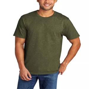 Impresión personalizada bordado Logo diseño 100% algodón moda barato en blanco Casual hombres camisetas verano desgaste Color sólido secado rápido - Product Image 6