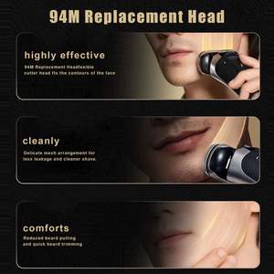 Cabezal de Repuesto para Afeitadora Eléctrica Masculina, Lavable IPX7, con Batería USB para Afeitar Cara y Cuerpo - Product Image 2
