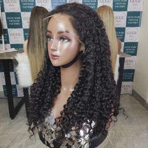 LONGUE FERMETURE DE PERRUQUE DE CHEVEUX BIRMAIS BOUCLÉS VIETNAMIENS | GUGU HAIR - Product Image 2