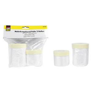 Juego de 2 Cintas de Papel de Aluminio para Pintar Easy Work, Paquete de 6 Rodillos de Pintura - Product Image 1