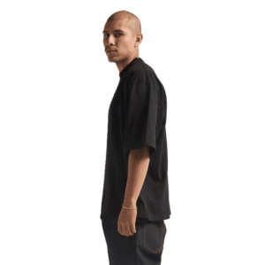 Camiseta de algodón 100% de peso pesado personalizada de alta calidad para hombre, ropa informal con hombros caídos y colores personalizados, ropa informal OEM - Product Image 3