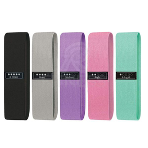 Non Slip Leather Elastic Hip Circle Booty <b>Bands</b> <b>Workout</b> Resistance <b>Bands</b> for Legs and Butt Exercise - Product Image 1