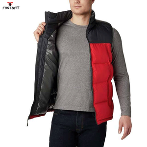 Gilet d'hiver d'extérieur coupe-vent respirant, veste sans manches décontractée à capuche et coupe-vent - Product Image 3