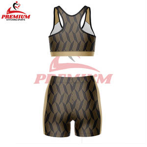 Sujetador deportivo OEM ODM, traje de Yoga, pantalones cortos de Yoga sin costuras para mujer y conjunto de Sujetador deportivo, ropa deportiva que absorbe la humedad para entrenamiento - Product Image 2