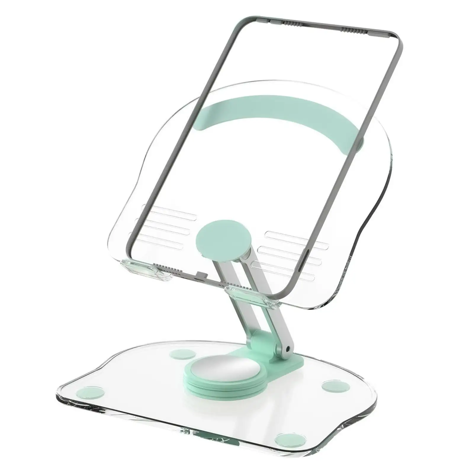 Acryl Clear Tablet Stand Buchhalter Rutsch fester tragbarer verstellbarer Telefonst änder für Fotografie Live-Streaming und Fernsehen