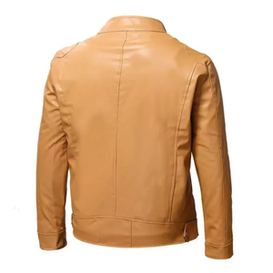 Blouson d'hiver Varsity-Cuir pleine fleur chauffant, cuir de vachette et peau de mouton originaux, taille XL - Product Image 2