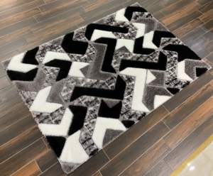 Alfombra de Pelo Largo Turca Adiva de la Mejor Calidad, Tejida a Máquina, Jacquard, de Polipropileno, Poliéster y Yute - Product Image 3