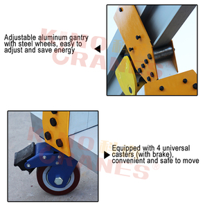 Grue à portique pliable en aluminium portable pour le levage de petits bateaux à vendre - Product Image 5