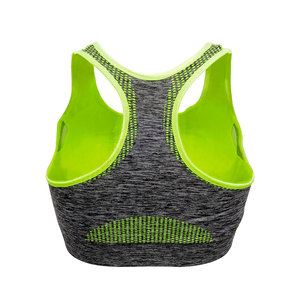 Seamless Simple Sports <b>Bra</b> Front Soft Skin-Friendly Spandex/Nylon Material Breathable Quick Dry for Yoga Gym Home Workouts - Product Image 3