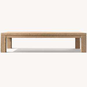 Table rectangulaire en teck de bonne qualité au style moderne pour une utilisation en extérieur et durable - Product Image 3