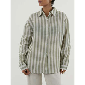VERDI เสื้อเชิ้ตผ้าฝ้ายป๊อปลินทรงปกติ ปกเสื้อเรียบง่าย แฟชั่นสำหรับฤดูใบไม้ผลิ/ฤดูร้อน WC444 - Product Image 4