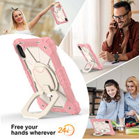 Housse de tablette en silicone PC antichoc avec sangle rotative à 360° pour Xiaomi Redmi Pad 2 11 pouces 2025, couleur personnalisée