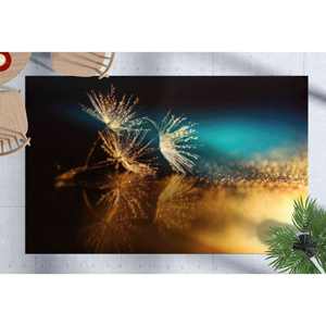 พรมพิมพ์ลายดอกแดนดิไลอัน - พรมของขวัญสำหรับคนรักดอกแดนดิไลอัน พรมทันสมัย พรมตกแต่งร้านเสริมสวย พรมเนื้อนุ่มแบบไม่ถักทอ - Product Image 1