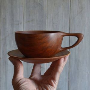 Taza de cerveza de madera orgánica natural 100% ecológica personalizada, taza de café de viaje con mango de madera, vaso, ocasión navideña - Product Image 5