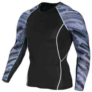 Rash Guard personnalisé de haute qualité pour les hommes à manches longues approvisionnement du fabricant - Product Image 4
