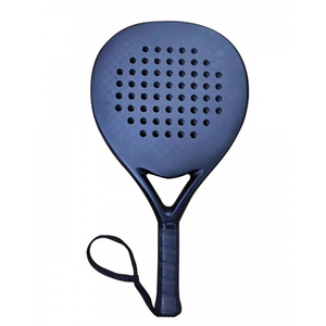 Raquette de padel professionnelle multi-matériaux durable en fibre de carbone et fibre de verre avec finition 3D couleur blanche portable pour usage universel - Product Image 4