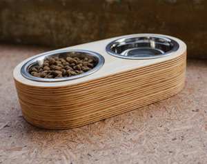 Factory Wholesale Multicolor Ceramic Pet Cat <b>Dog</b> Water <b>Food</b> Bowl With Bamboo <b>Stand</b> - Product Image 5