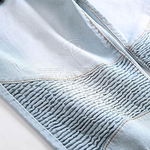 กางเกงขาสั้นกางเกงยีนส์แบบลำลองของผู้ชายกางเกงขาสั้นแบบมืออาชีพออกแบบโลโก้ได้ตามต้องการ - Product Image 5