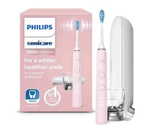 Philips Care Cepillo de dientes eléctrico DiamondClean 9000 - 4 modos de cepillo-3 puntos fuertes-Cristal de carga de lujo-Estuche de viaje - Product Image 6