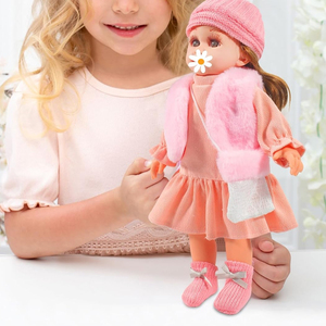 2025 mùa hè cô gái 'thêu Dresses với bong bóng tay áo vải Vải Búp Bê Neck-Rắn mô hình quần áo trẻ em - Product Image 6