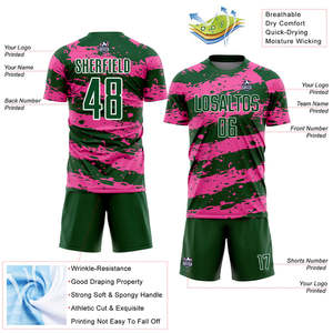 Uniformes de fútbol diseñados con atención a la comodidad materiales transpirables estructura auténtica costuras reforzadas y detalle moderno - Product Image 2