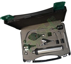 Ensemble de diagnostic ORL professionnel avec otoscope universel à lumière LED et larynx nasal pour l'examen de l'acuité visuelle - Product Image 4