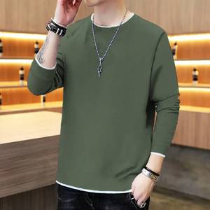 Meilleur t-shirt surdimensionné en coton pour hommes coupe ample avec logo sérigraphie motif solide Gsm lourd en noir - Product Image 2