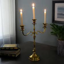 Handmade Aluminum 5-Arm <b>Candle</b> Stand Home Decorative Tabletop Holder for Christmas <b>Wedding</b> Birthday & Easter - Product Image 3