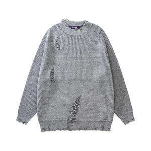 Suéter de Punto Personalizado Nuevo, Suéter Masculino con Bordado 3D, Suéter Jacquard, Jersey de Cuello Redondo, Suéter de Punto de Manga Larga para Hombre - Product Image 2