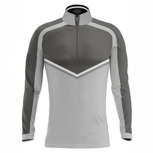 เสื้อซับลิเมชั่นแบบซิปยาว 1/4 ตัว กลับด้านได้ พิมพ์ลายได้ตามต้องการ เนื้อผ้าเบา ระบายอากาศดี เหมาะสำหรับการฝึกซ้อมกีฬา - Product Image 5