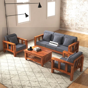 Juego de sofás de bambú de 5 plazas. Grandes muebles sostenibles para la vida familiar por el fabricante indio en precio al por mayor - Product Image 6