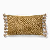100% algodón Chevron funda de almohada tejida funda de Cojín cuadrado borla patrón de rayas cremallera oculta 50x50 decoración del hogar modelo al por mayor