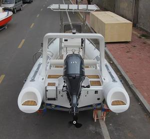 Nouveau moteur diesel hors-bord 4 temps de 115 ch, 6 cylindres, bateau pneumatique Rib 580 Hypalon complet - Product Image 2