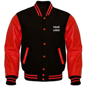 Chaqueta universitaria duradera para uso diario Chaqueta universitaria en múltiples opciones de color Chaquetas universitarias forradas de lana cómodas - Product Image 4