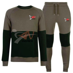 Chándal de Jersey de alta calidad para hombre, pantalones de chándal flexibles con logotipo impreso personalizado para uso en el gimnasio - Product Image 1