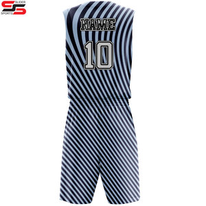 Vente en gros de vêtements de basket-ball en maille respirante maillot uniforme de basket-ball réversible chemise de basket-ball avec numéro de joueur - Product Image 2