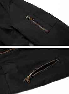 Chaqueta Bomber de Moda Urbana para Invierno 2025, con Botones, Bolsillos con Cremallera, Logotipo Personalizable, Impermeable, Cortavientos, de Alta Calidad para Hombre - Product Image 4