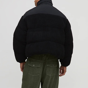 OEM Venta caliente ligero terciopelo Puffer chaqueta para los hombres de invierno ropa casual personalizada Stand Collar al aire libre ultraligero chaqueta de invierno - Product Image 4