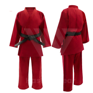 เครื่องแบบยูโดทำจากวัสดุผ้าฝ้ายทนทานดีไซน์หลายแผงปรับเอวและคอลลาร์ได้มีให้เลือกสองชุด - Product Image 5