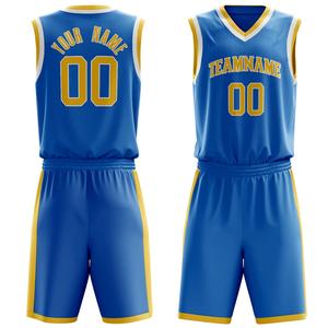 Ensemble d'uniformes de basket-ball pour hommes de l'équipe professionnelle Maillot et short sans manches personnalisés avec logo avant pour une utilisation sportive - Product Image 2