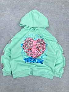 เสื้อฮู้ดผ้าฝ้ายโอเวอร์ไซส์/โพลีเอสเตอร์ซักได้ทั้งชายและหญิงมีฮู้ดสายรัดข้อมือแบบมีโครงสำหรับผู้ชายและผู้หญิงสำหรับฤดูหนาว - Product Image 5